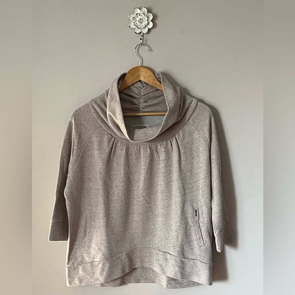 Women’s Billabong Cream Cowl Neck Sweater Relaxed Fit